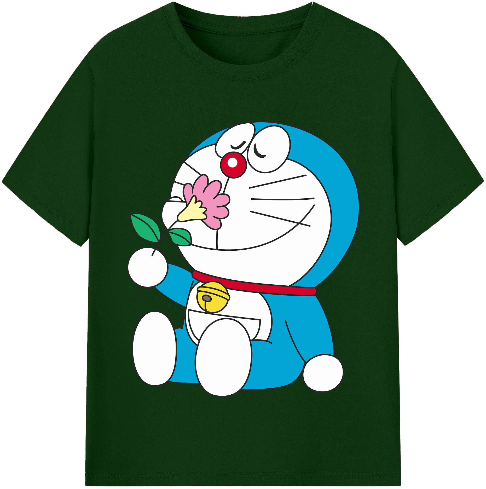 （画像用） ドラえもん Doraemon 綿100％半袖Tシャツ（フロントプリント）